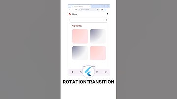 📱🔥🔥Animate rotating widgets - Flutter RotationTransition widget tutorial.