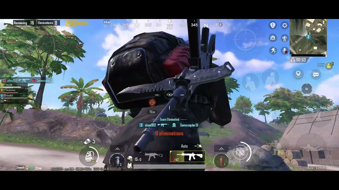 PubG Nusa gameplay 10 kills 