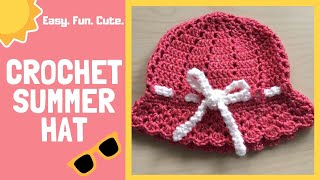 Crochet Summer Hat!