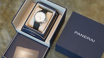 My second Panerai watch - Unboxing & Review Luminor Due ref.1428 white dial
