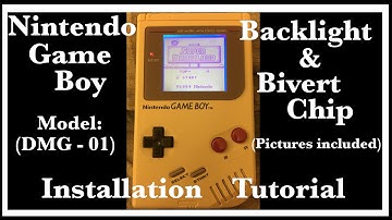 Nintendo Game Boy - Backlight/Bivert Chip Installation Tutorial (With Pics!) - DMG - 01