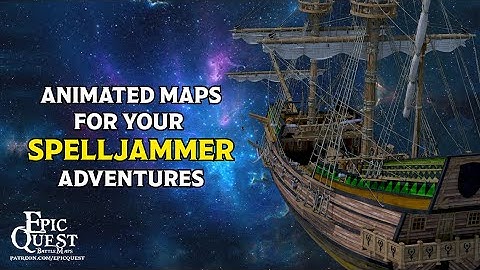Spelljammer Wildspace Maps | Epic Quest | Animated battlemaps for RPG and tabletop games | D&D