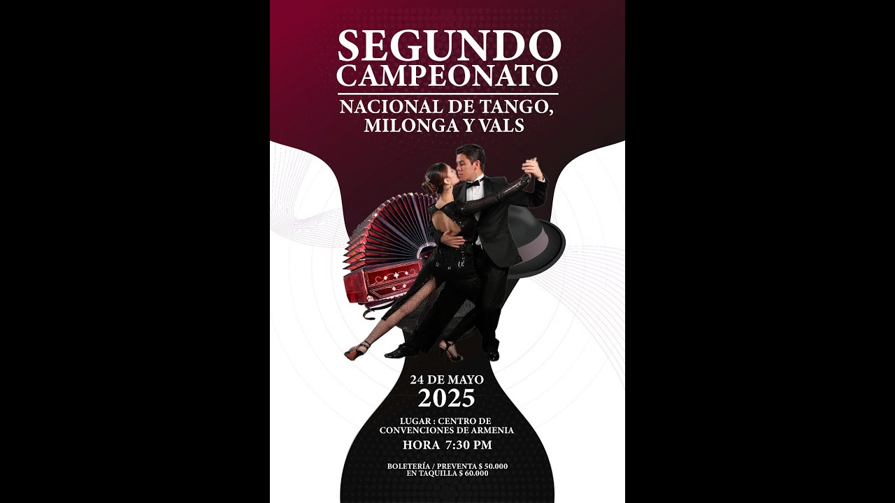 segundo campaeonato de Tango, Milonga y vals  2025