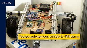 STPartner@ EW2023: Teoresi system integration demos (autonomous vehicle, human to machine interface)