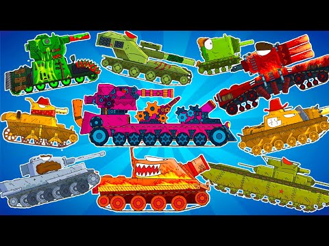 ВСЕ 13 ТАНКОВ СРАЖАЮТСЯ В БОЯХ 1 на 1! Игра про Танки - Gerand Гнутые Дула