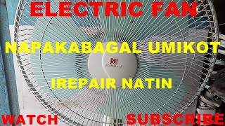 Napakabagal umikot na electric fan. Irepair natin. #JessRepairTV Trending.