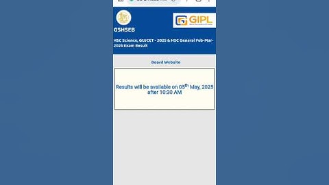 std 12 science ,arts and gujcet result 5th may 2025 ko aayega #date #schoolresult