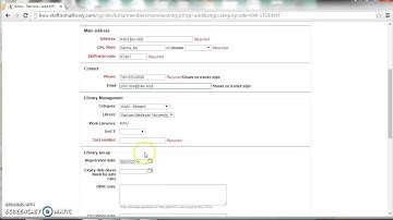 Adding a patron in Koha (no audio)