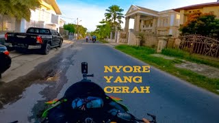 sore yang cerah nekat macet macetan🔥nyorid ketaman seru‼️#zx25r #cbr150r #ANESAMV nekat gas🔥