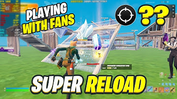 DESTROYING My FANS in Fortnite Super Reload 1v1v1 FFA