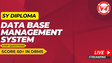DBMS | SY diploma | Board Paper Solution & VIMP for Board Exam