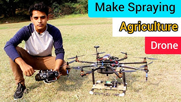 How To Make Agriculture Drone at home@flytech