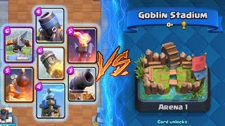 ALL BUILDINGS Deck TROLLING Arena 1! - Clash Royale - (Drop Trolling #28) ALL BUILDINGS Deck TROLLING Arena 1! - Clash Royale - (Drop Trolling #28)