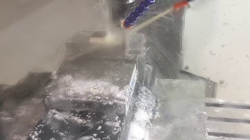 Optimum: Optimill F80 CNC Mill - Roughing demo