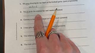 Lesson 19D: Test: Progressive Verb Tense