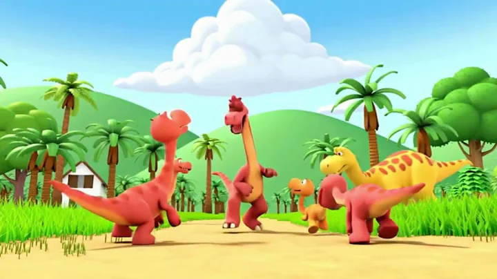 Dino Dance Party Song, 3D Animated Kids Dance Party Song & Nursery Rhymes