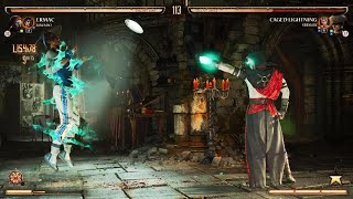 Mortal Kombat 1 Ermac Vs Caged Lighting Pt2