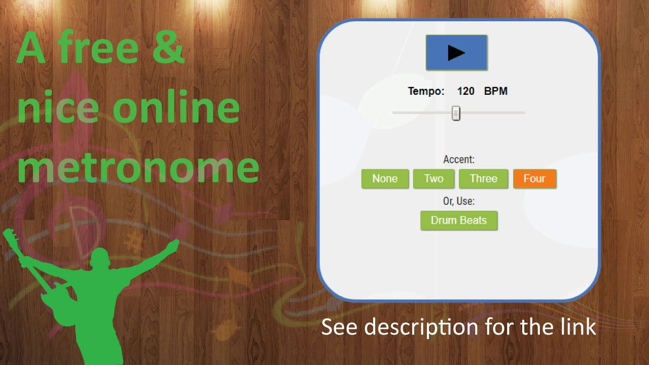 A free & nice online metronome that you may use