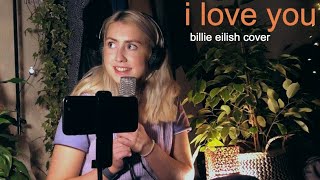 singing i love you by billie eilish with the houseplants i'm killing