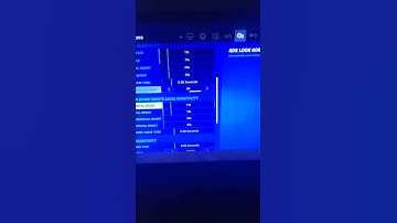 The best aimbot settings in fortnite