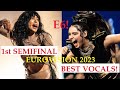 EUROVISION 2023 - 1st SEMIFINAL - BEST VOCALS!!! #esc2023 #eurovision #eurovision2023 #highnotes