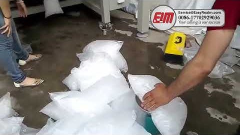 Ice Cube Bag Packing Machine: Automatic Vertical Weighing Filling Packaging(5kgs per Bag)