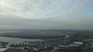 COCKPIT VIEW OF LANDING AT JFK AIRPORT RWY 31R