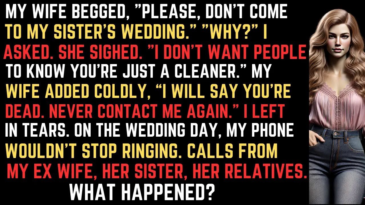 My Wife Begged, 'Please, Don't Come To My Sister’s Wedding  'Why' I Asked  She Sighed  I Don't Wa