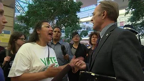 Pat Martin's confrontation with audience member af...