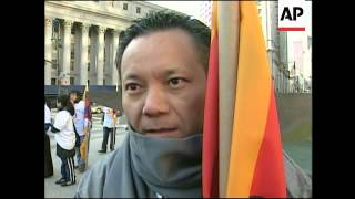 Protesters march to mark 1959 Tibetan failed uprising