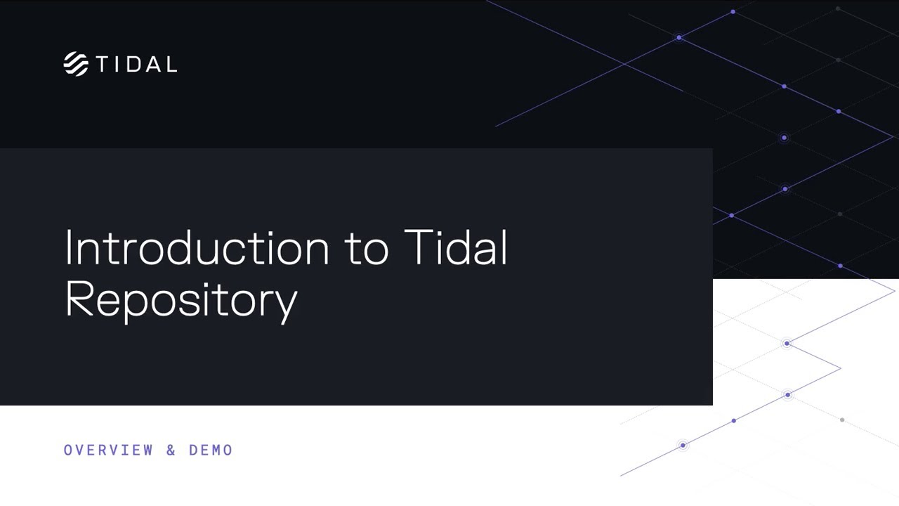 Intro to Tidal Repository - YouTube