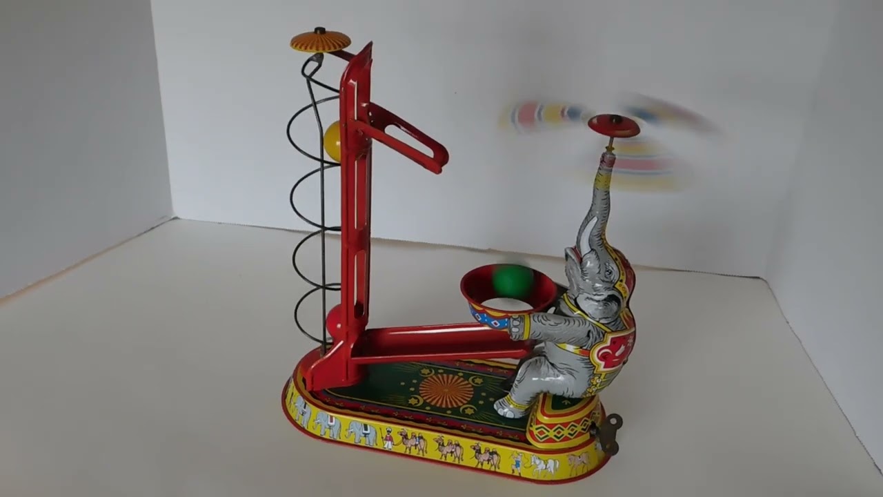 German Wind Up Elephant Toy YouTube