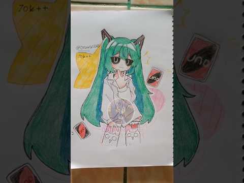 Gambar karakter Miku