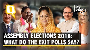 Assembly Elections 2018: A Quick Recap of What All The Exit Polls Are Saying
