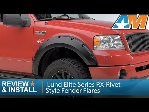 Smooth Pocket Style Fender Flares Pocket Style For 2004-2008 Ford F150