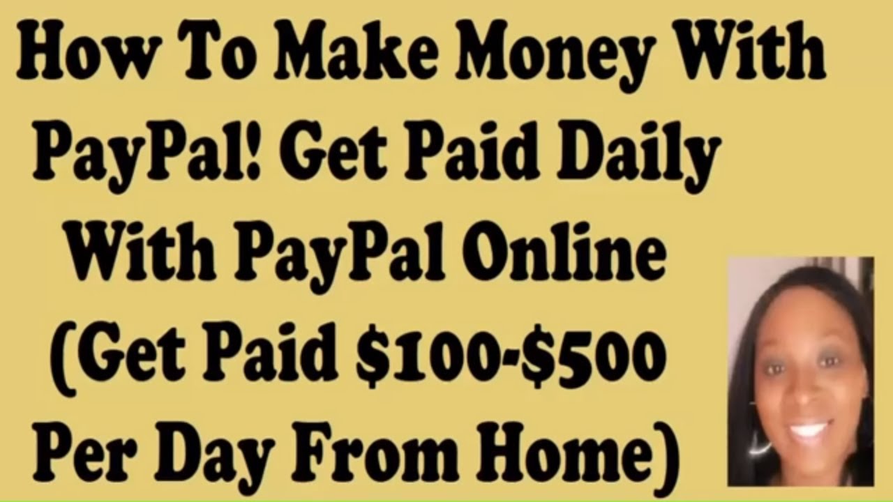 make money online get paid daily