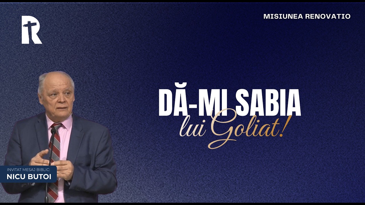 🔴Live Biserica Renovatio | Nicu Butoi - Dă-mi sabia lui Goliat! | 11 Februarie 2026
