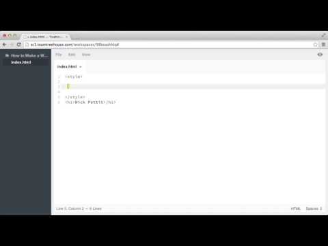 How To Make a Website  #1 Beginning HTML & CSS - Add Style to the Page