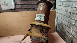 Reviving A Vintage Kerosene Heater From 1920 With Precision Restoration!
