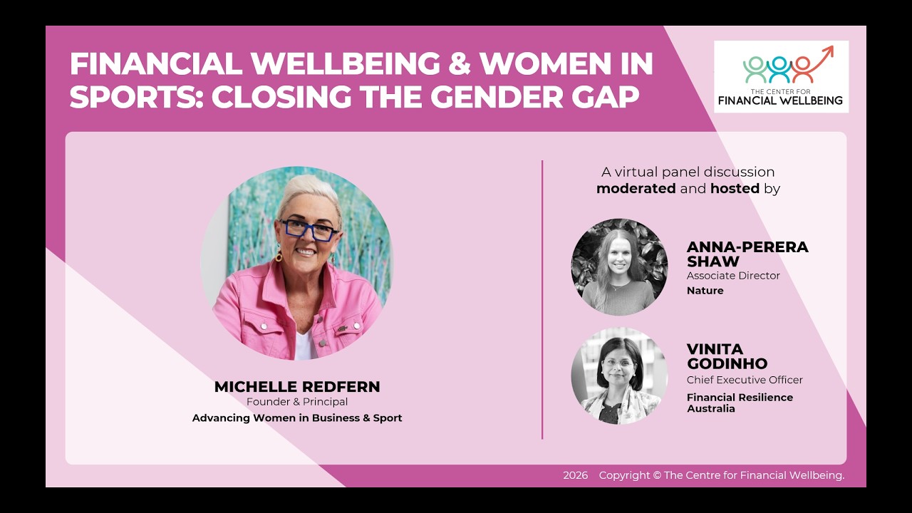 Financial wellbeing and women in sports - Closing the gender gap - YouTube