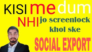 Kisi me himat nhi ki iis screen lock ko khole ske subse best screenapp lock !! by social expot screenshot 2