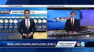Video: New flood levels on Lake Champlain (10-16-23)