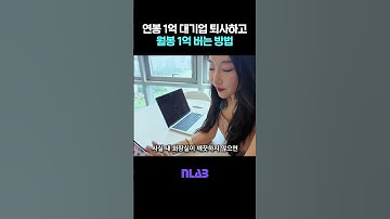 연봉 1억 대기업 퇴사하고 월봉 1억 버는 방법