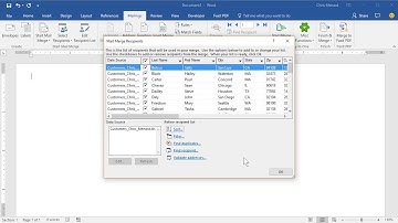 Mail Merge Envelopes with Microsoft Word by Chris Menard