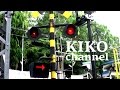 踏切 近鉄電車と阪神電車の通過列車集 近鉄奈良線の枚岡2号から railroad crossing japan