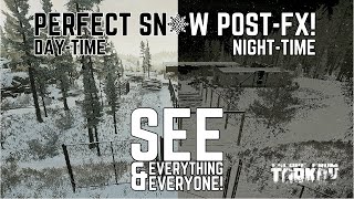 PERFECT PostFX Settings For SNOWY Escape from Tarkov! (STILL WORKS!)