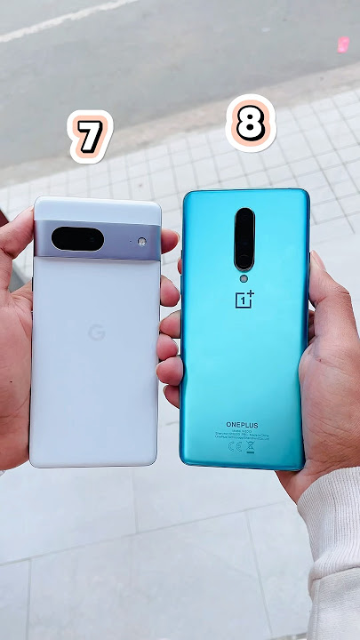 Google Pixel 7 Vs One Plus 8 Camera Test Review! #shorts