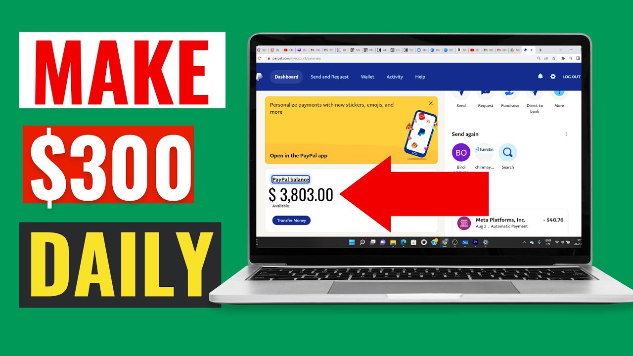 How to Make Money Online - Up To 300 Dollars Per Day