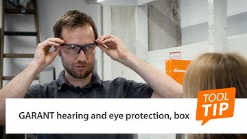 Tool Tip: GARANT hearing and eye protection, box