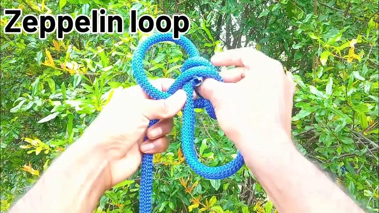 how to tie Zeppelin rope knot how to make Zeppelin rope knots YouTube